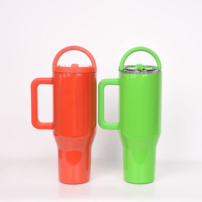 Stainless Steel Water Bottle 40oz Tumbler with Handle Lids and Eco-Friendly Advantage