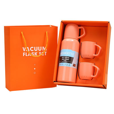 550ml Capacity Insulated Double-layer Stainless Steel Metal Thermos Cup Set for All