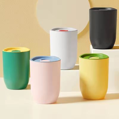 Travel Occasion 12oz AS Plastic Colorful Wine Tumbler with Lids Modern Design Eco-friendly