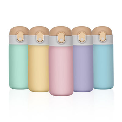 480ml Children Stainless Steel Insulated Sublimation Sippy Water Bottle with Filp Lid
