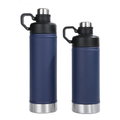 Customized Logo Acceptable Double Walled Vacuum Insulated Sport Thermal Flask Handgrip