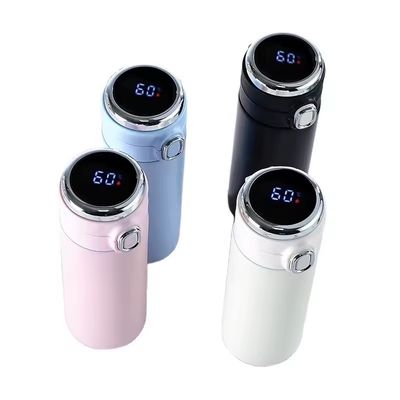 Intelligent Temperature Display Colorful 304 Stainless Steel Thermos Cup Cover for Outdoor