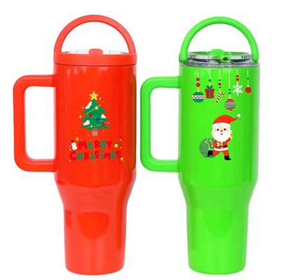 Stainless Steel Water Bottle 40oz Tumbler with Handle Lids and Eco-Friendly Advantage
