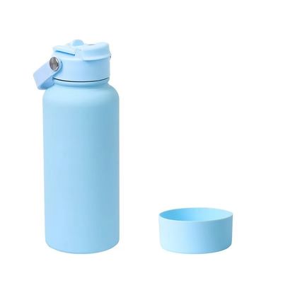Insulated Vacuum Double Walled Stainless Steel Tumbler Cups with Lids and Handle 1 Piece