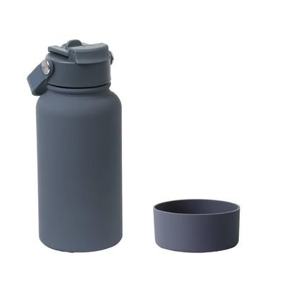 Insulated Vacuum Double Walled Stainless Steel Tumbler Cups with Lids and Handle 1 Piece