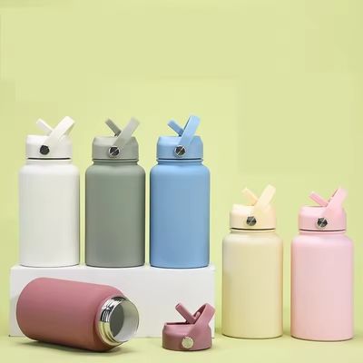 Insulated Vacuum Double Walled Stainless Steel Tumbler Cups with Lids and Handle 1 Piece