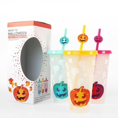 Promotion Giveaway Reusable BPA Free Custom Print Plastic Coffee Cup with Lid and Straw