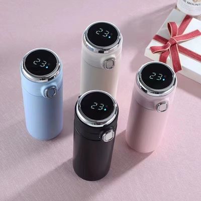 Insulated Reusable Sports Vacuum Flask Bullet with Temperature Display 320ML 420ML