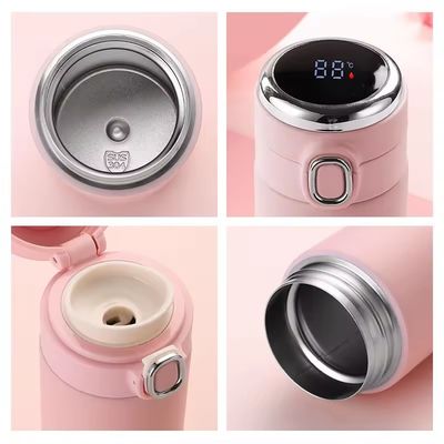 Insulated Reusable Sports Vacuum Flask Bullet with Temperature Display 320ML 420ML