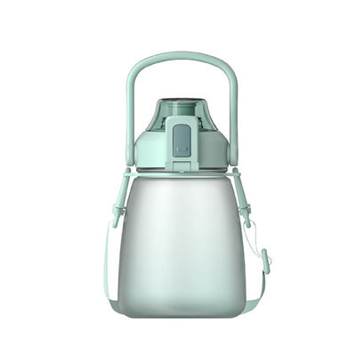 High Appearance Level Large Capacity Plastic Red Sippy Cup Water Bottle for Students