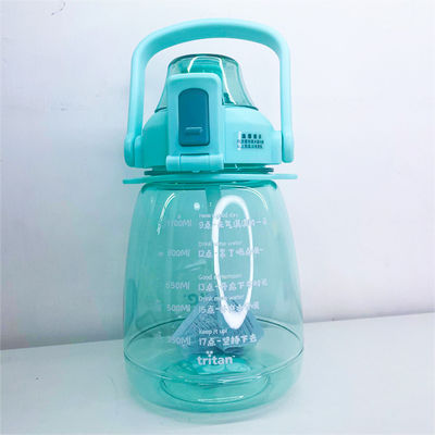 High Appearance Level Large Capacity Plastic Red Sippy Cup Water Bottle for Students