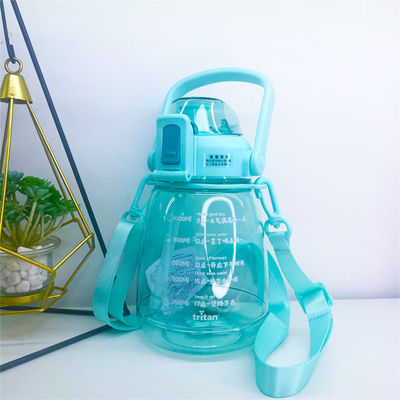 High Appearance Level Large Capacity Plastic Red Sippy Cup Water Bottle for Students