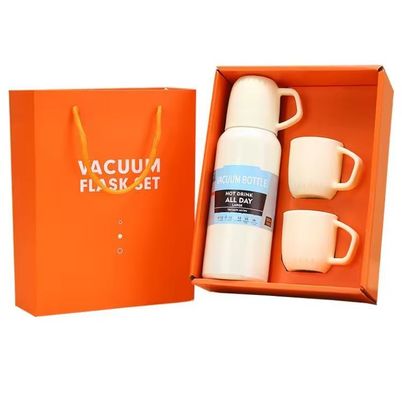 Stainless Steel Vacuum Insulation Water Cup Gift Set with Straight Cup in Many Colors