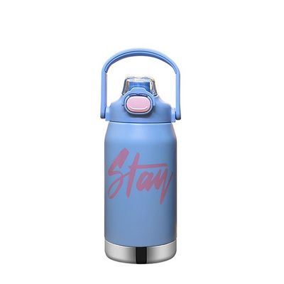 Super Newest Style Children Cute Cartoon Vacuum Flasks Kids Insulated Flask Thermal Water Bottle with Straw