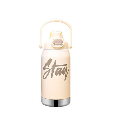 Super Newest Style Children Cute Cartoon Vacuum Flasks Kids Insulated Flask Thermal Water Bottle with Straw