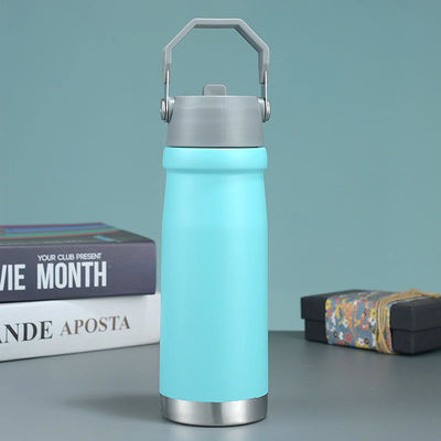 304 Stainless Steel Double Walled Sublimation Logo Bottle Drinkware With Handle For Water Travel Business