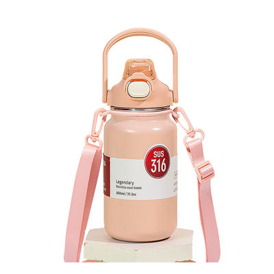 2023 Portable Fashion Cartoon Insulated Flask for Children Customized Logo 1300ml