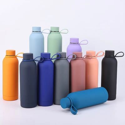 Colorful 304 Stainless Steel Manufacture Ready Stock Narrow Mouth Insulated Water Bottle