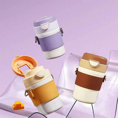 380ml Capacity Vacuum Stainless Steel Travel Mug Non Spill Suction Insulated Tumbler