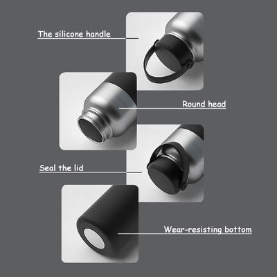 Double Wall Refined Steel Coffee Mug Vacuum Insulated 316 Stainless Steel Water Bottle