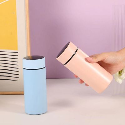 Insulated Sports Bottle 350ML Stainless Steel Vacuum Flask with Temperature Display
