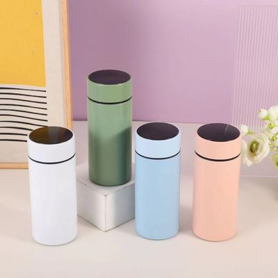 Insulated Sports Bottle 350ML Stainless Steel Vacuum Flask with Temperature Display