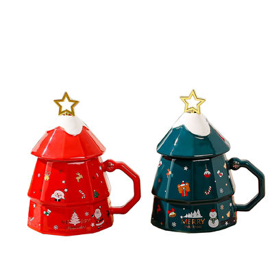 Custom 3D Water Cup Ceramic Coffee Mug Gift Box for Christmas Occasion and Gifts