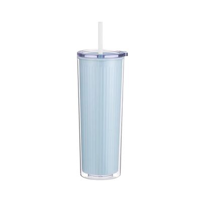 24oz Eco-friendly Colorful Plastic Acrylic Water Bottles Double Wall Tumbler Cups