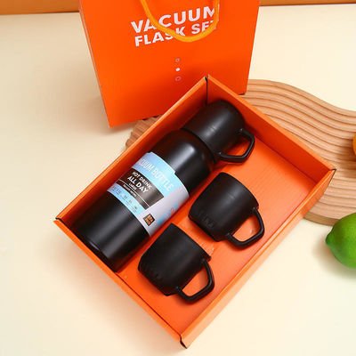 550ml Capacity Insulated Double-layer Stainless Steel Metal Thermos Cup Set for All