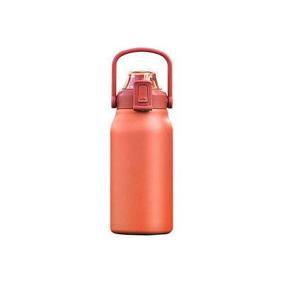 Custom Stainless Steel Water Bottle with Straw Handle Lid Inner 316 and Outer 304
