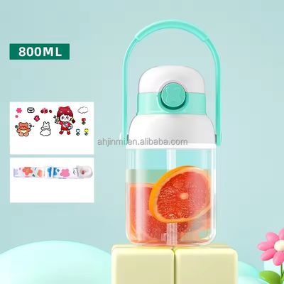 800ml Outdoor Sports Kettle BPA-free Juice Bottle for Travel and Outdoor Activities