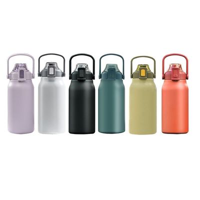 Kawaii Kids Water Bottle Stainless Steel Insulation Cup with Straw Stocked Bottle Type