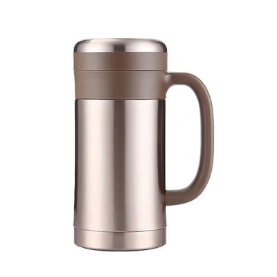 SUS304 Food Grade Stainless Steel Insulated Coffee Mug with Handle 450ml Capacity