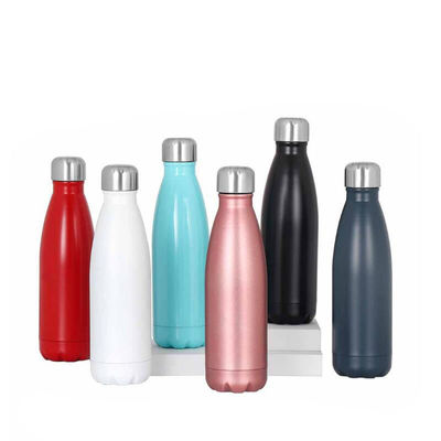 Sustainable Insulated Stainless Steel Cola Shaped Bottle Tumblers for Office/Car/Home