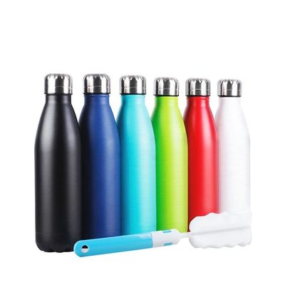 304 Stainless Steel Double Wall Vacuum Flask Customized Logo Thermal Bottle for Drinks