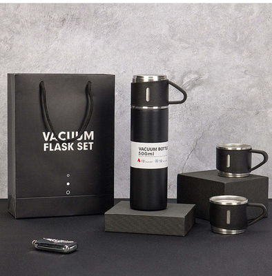 Sample Provide Stainless Steel Vacuum Flask Thermos Mug Gift Set for Corporate Business