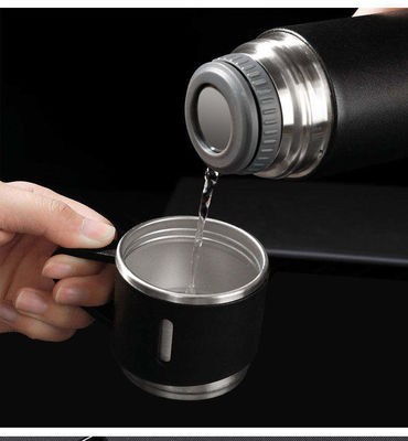 Capacity 500ml Customized Corporate Gift Set with Stainless Steel Water Bottle and Lids