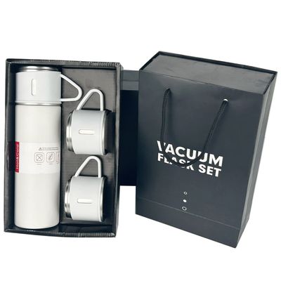 Capacity 500ml Customized Corporate Gift Set with Stainless Steel Water Bottle and Lids