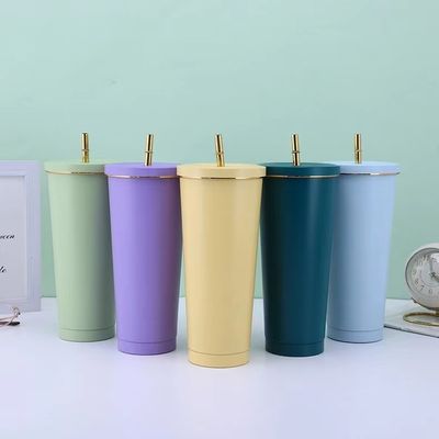 Double Wall Insulated 304 Stainless Steel Coating Tumbler WITH LID for Hot and Cold Wine