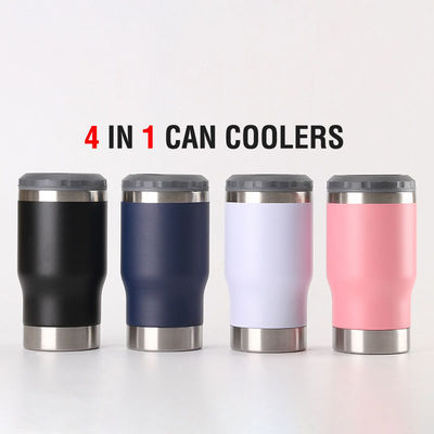 Function Keeping Drink Cold Custom Logo Sublimation Skinny Beer Can Cooler with Opener