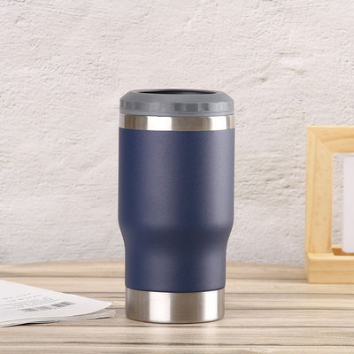 Customized Color Stainless Steel 14oz Double-Wall Vacuum Can Cooler for Stocked Market