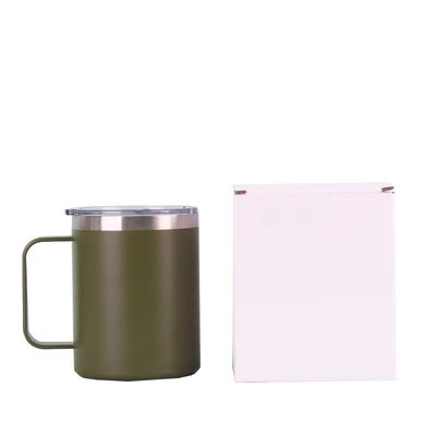 Large Capacity Custom Logo Frosted Texture Double-Layer Stainless Steel Vacuum Insulation Coffee Mug