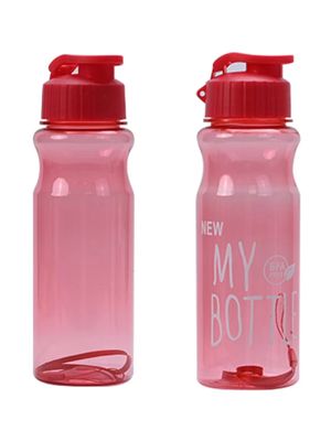 500ML PET BPA Free Cup Plastic Drinking Water Bottles With Strap for Fitness Routines