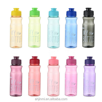 500ML PET BPA Free Cup Plastic Drinking Water Bottles With Strap for Fitness Routines