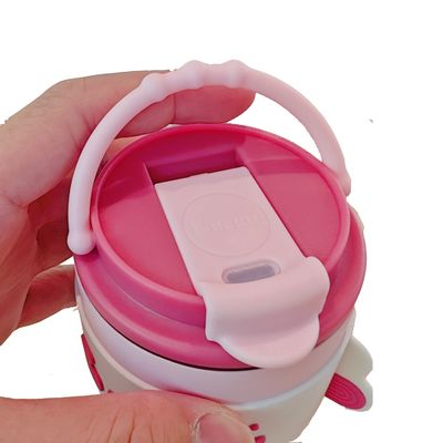 Stainless Steel Cartoon Sports Flask 420ml Lucky Coffee Mug Vacuum Insulated Thermos