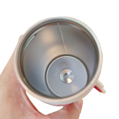 420ml Stainless Steel Water Tumbler Vaccum Flask Double Wall Insulated Bottle Travel Coffee Cup With Handle Lid