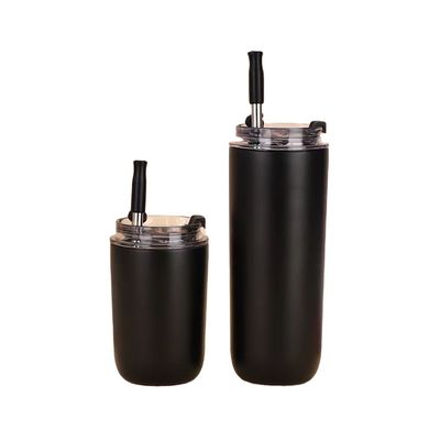 MUGS 10oz/16oz Double Wall Cute Small For School With Straw Lid Cup Stainless Steel Kids Tumbler