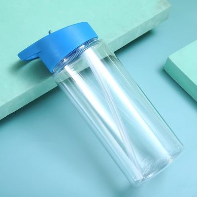 Contemporary Design Transparent Summer Drinking Bottle with Infuser and Custom Logo
