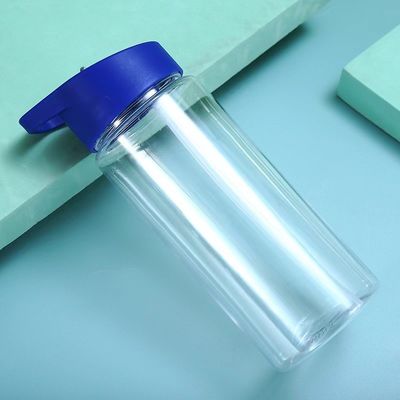 Contemporary Design Transparent Summer Drinking Bottle with Infuser and Custom Logo