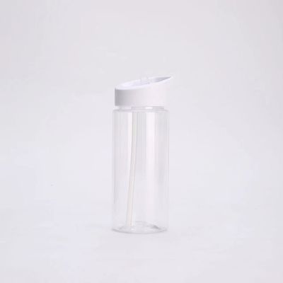 Leak-proof and Infuser Design Transparent Summer Plastic Water Bottle with Straw